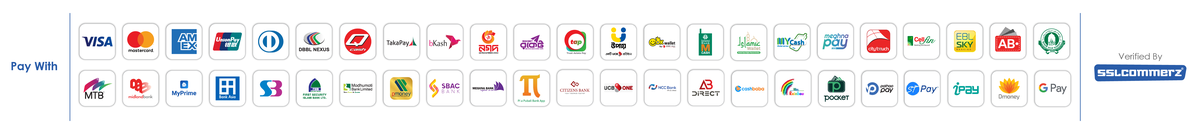 Pay with SSLCOMMERZ: bKash, Nagad, Rocket, Visa, Mastercard, Amex and more